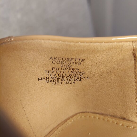 Anne Klein Nude Mary Jane Pumps | Square Toe Block Heel Shoes | Women’s Size 9.5 - Picture 9 of 9